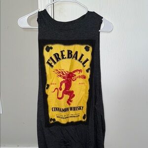 Kids Black Graphic Tank Top